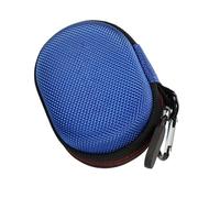 Fabric Storage Box Crushproof Design Water Repellents Exterior Portable Earphone Case with Hook for Portable Water Resistant Pouches