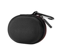 Fabric Storage Box Crushproof Design Water Repellents Exterior Portable Earphone Case with Hook for Portable Water Resistant Pouches