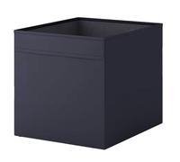 Fabric Storage Box Insert - Black - 33x38x33cm - Foldable and Durable Cube Organizer for Shelves, Closets, and Home Storage, pack of 2