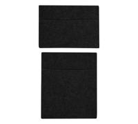 Fabric Storage Pouches 2 Pack 2 Sizes Black Car Motorhome Camper