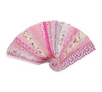 Fabric Strips Jelly Roll - Assorted Pack of 40 | Stripes for Quilting and Creative Sewing | Sewing Accessory for Quilted Bags Clothes Dolls Dresses Cushions Tablecloths