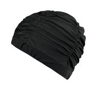 Fabric Swim Caps For Long/Short Hair Cloth Swimming Caps Pleated Elastic Comfort Bathing Keep Hairstyle Unchanged Swim Hats For Women Hat Man Hat Men Fabric Silicone Long Hair Swimming Women Man Kids