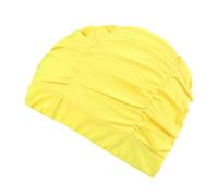 Fabric Swim Caps Pleated Swimming Caps For Women Short/Long Hair Swim Bathing Elastic Comfort Swimming For Women Short Hair Fabric Long Man That Keep Dry