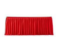 Fabric Table Decoration, 1.8/2.7 m Christmas Table Decoration, Tablecloth Skirt, Fitted Sheet Decoration for Indoor, Outdoor, Baby Shower, Event, Birthday, Wedding, Gender Reveal Party, Wedding