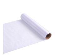 Fabric Table Runner Tulle Roll Organza Transparent Roll of Organza Sheer Fabric Elegant Decorative Cloth for Wedding Chair Bows, Table Runners Decoration DIY Crafts, 28cm x 457cm