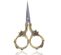 Fabric Tailors Scissor 3.5in Small Fabric Embroidery Cross Stitch Sewing Scissor Vintage Antique Sewing Shear for DIY Craft Needle Work Art Work