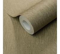 Fabric Texture Wallpaper Paste The Wall Plain Metallic Gold Erismann 10437-30