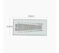 Fabric Thread Count Measuring Scope with Glass Lens, Accurate Warp and Weft Density Gauge for Textile Analysis and Quality Control, Compatible with Silk,(SFY2120)