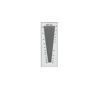 Fabric Thread Count Meter, Glass Weft Density Mirror, for Silk Cotton Wool Analysis