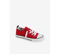 Fabric Trainers with Elastic, for Boys red medium solid