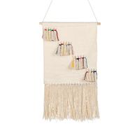 Beliani Fabric Wall Hanging BUREWALA Cotton 108 cm Beige, Cream