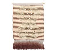 Beliani Fabric Wall Hanging Sabo Cotton 75 Cm Beige
