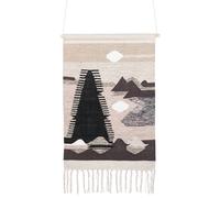 Beliani Fabric Wall Hanging SANGAR Cotton 84 cm Multicolour, Black