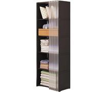 Fabric Wardrobe - Portable Collapsible Clothes Rack for Bedroom Storage, 125x28x40cm, Ideal for Organizing Clothes and Accessories