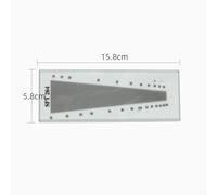 Fabric Warp and Weft Density Scope for Measuring Thread Count in Textiles - 10-40/18-60/55-120/40-80 Threads/cm Range - Glass Lens Tool Compatible(SFY280)