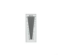 Fabric Warp And Weft Density Scope: Glass Thread Count Meter For Textile Analysis, Measures 10-300 Threads Per Inch Or Cm, Tool For Silk Cotton Wool Quality Control Inspection(SFY241)