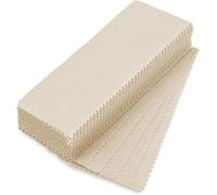 Fabric Waxing Strips Non Woven Hair Removal Fabric for Face Leg Arms Chest Back Bikini Body Use Long Tear Resistant Strips Women and Men Gentle on Sensitive Skin Effective with Hot Wax (100 pcs)