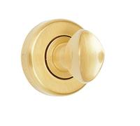 Fabricación Española Manivelas A32JDR32LM Model 4800 Bathroom Closure Set, Golden Matt