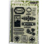 Fabrications Linen Teresa Collins Designs Stamps