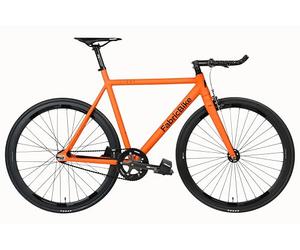 FabricBike Light - Fixed Gear Bike, Single Speed Fixie Bicycle, Aluminium Frame and Fork, Wheels 28", 4 Colours, 3 Sizes, 9.45 kg (M size) (Light Army Orange, L-58cm)