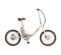 FabricBike Volt - Folding Electric Bike, 20 inch Adult Electric Bike, Ebike, 250W Motor, 36V 10Ah Removable Battery, Speed 25KM/H (Light Sand)