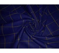 FabricFactory Light Weight Suiting Plaids Tweed Fabric 58"" Available in 4 Colors Beige Brown Plaids, Charcoal Grey/Silver Grey Plaids/Royal Blue/RED/Navy,Royal Blue/TAN [15656-15659] Royal Blue/TAN