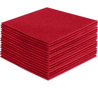 FabricLA Acrylic Felt Sheets for Crafts - Soft Precut 6" X 6" Inches (15cm X 15cm) Felt Squares - Use Felt Fabric Craft Sheets for DIY, Hobby, Costume, and Decoration - Red, 36 Pieces