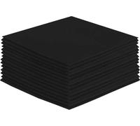 FabricLA Acrylic Felt Sheets for Crafts - Soft Precut 8" X 8" Inches (20cm X 20cm) Felt Squares - Use for DIY, Hobby, Costume, and Decoration - Black, 30 Pieces