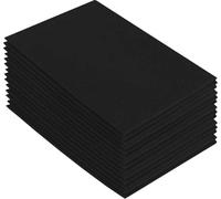 FabricLA Acrylic Felt Sheets for Crafts - Soft Precut 9" X 12" (22cm X 30cm) Squares - Use for DIY, Hobby, Costume, and Decoration - Black, 24 Pieces