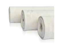 FabricLA Canvas Fabric Roll | 62"" Wide 10oz Cotton Canvas Fabric by The Yard | Premium Duck Cloth for Painting, Upholstery, & Crafts - Natural - 1 Yard