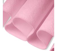 FabricLA Craft Felt Fabric - 72" Inch (182 cm) Wide & 1.6mm Thick Felt Fabric by The Yard - Baby Pink, 2 Continuous Yard (1.8 Meters)