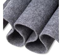 FabricLA Craft Felt Fabric - 72" Inch (182 cm) Wide & 1.6mm Thick Felt Fabric by The Yard - Charcoal, 2 Continuous Yard (1.8 Meters)