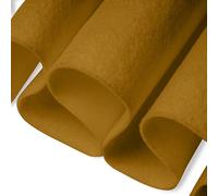 FabricLA Craft Felt Fabric - 72" Inch (182 cm) Wide & 1.6mm Thick Felt Fabric by The Yard - Gold, Half Yard (45 CM / 0.45 Meter)