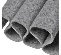 FabricLA Craft Felt Fabric - 72" Inch (182 cm) Wide & 1.6mm Thick Felt Fabric by The Yard - Grey, 1 Yard (90 CM / 0.9 Meter)