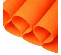 FabricLA Craft Felt Fabric - 72" Inch (182 cm) Wide & 1.6mm Thick Felt Fabric by The Yard - Light Orange, 1 Yard (90 CM / 0.9 Meter)
