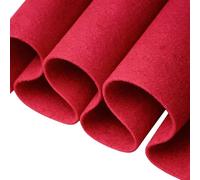 FabricLA Craft Felt Fabric - 72" Inch (182 cm) Wide & 1.6mm Thick Felt Fabric by The Yard - Red, 1 Yard (90 CM / 0.9 Meter)