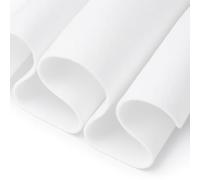 FabricLA Craft Felt Fabric - 72" Inch (182 cm) Wide & 1.6mm Thick Felt Fabric by The Yard - White, 2 Continuous Yard (1.8 Meters)