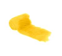 FabricLA Shaggy Faux Fur Roll - 2" X 60" Inches Trim Fur Rolls - 2.5 Inch Pile Length - Artificial Fur Material - Use Faux Fur Piece for Crafts, DIY, Costume Design, Decoration - Golden Yellow