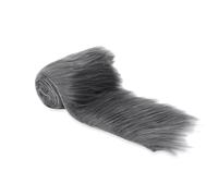 FabricLA Shaggy Faux Fur Roll - 2" X 60" Inches Trim Fur Rolls - 2.5 Inch Pile Length - Artificial Fur Material - Use Faux Fur Piece for Crafts, DIY, Costume Design, Decoration - Dark Grey
