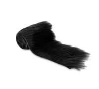 FabricLA Shaggy Faux Fur Roll - 4" X 60" Inches Trim Fur Rolls - 2.5 Inch Pile Length - Artificial Fur Material - Use Faux Fur Piece for Crafts, DIY, Costume Design, Decoration - Black