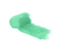 FabricLA Shaggy Faux Fur Roll - 4" X 60" Inches Trim Fur Rolls - 2.5 Inch Pile Length - Artificial Fur Material - Use Faux Fur Piece for Crafts, DIY, Costume Design, Decoration - Mint