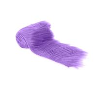 FabricLA Shaggy Faux Fur Roll - 4" X 60" Inches Trim Fur Rolls - 2.5 Inch Pile Length - Artificial Fur Material - Use Faux Fur Piece for Crafts, DIY, Costume Design, Decoration - Lavender