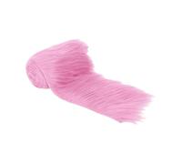 FabricLA Shaggy Faux Fur Roll - 4" X 60" Inches Trim Fur Rolls - 2.5 Inch Pile Length - Artificial Fur Material - Use Faux Fur Piece for Crafts, DIY, Costume Design, Decoration - Baby Pink