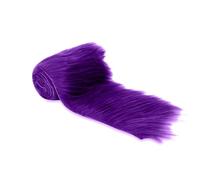 FabricLA Shaggy Faux Fur Roll - 4" X 60" Inches Trim Fur Rolls - 2.5 Inch Pile Length - Artificial Fur Material - Use Faux Fur Piece for Crafts, DIY, Costume Design, Decoration - Purple