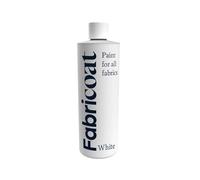 Fabricoat 125ml Fabric Paint for Art, Craft & DIY Design Projects - Non-Toxic & Washable - Paint Direct onto Clothes & Textile Fabrics - For Painting on Shoes, Tshirt Clothing & Denim (White)