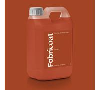 Fabricoat Fabric Paint - Restore or Change the Colour of Any Fabric - Paint Directly Onto Fabric - Transform Anything - Sofas, Lampshades, Car Interiors (2.5L, Orange)