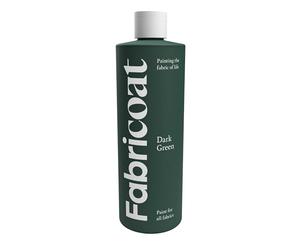 Fabricoat Fabric Paint - Restore or Change the Colour of Any Fabric - Paint Directly Onto Fabric - Transform Anything - Sofas, Lampshades, Car Interiors (500ml, Dark Green)