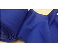 Fabrics City 2864 bi-stretch ribbed knitted fabric, fabrics by the metre royal blue
