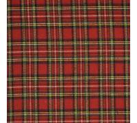 Fabrics-City red (Small) Scottish Tartan Fabric Checkered Plaid Pattern for Kilt, Highland Clothes, Medieval, Patterned Textile, British Style, Traditional Cloth, 5114