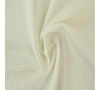 Fabrics-City Wollweiss Oeko-Tex Cotton Gauze Muslin Fabric for Sewing, Baby Cloth, Table Runner, Mesh, Cotton Tulle, Veil Fabric, Cotton Net for Children & DIY, 5470